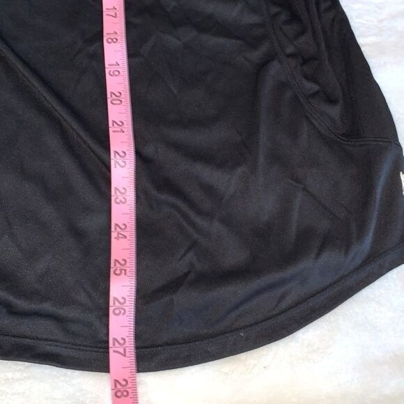 Danskin Now Black Mesh Back Active Tank Top XL 16-18 Polyester/Spandex Womens At - Picture 10 of 10